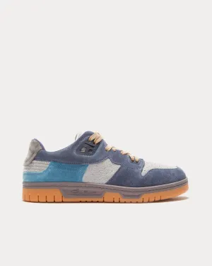 08sthlm Fuzzy Grey / Blue Low Top Sneakers