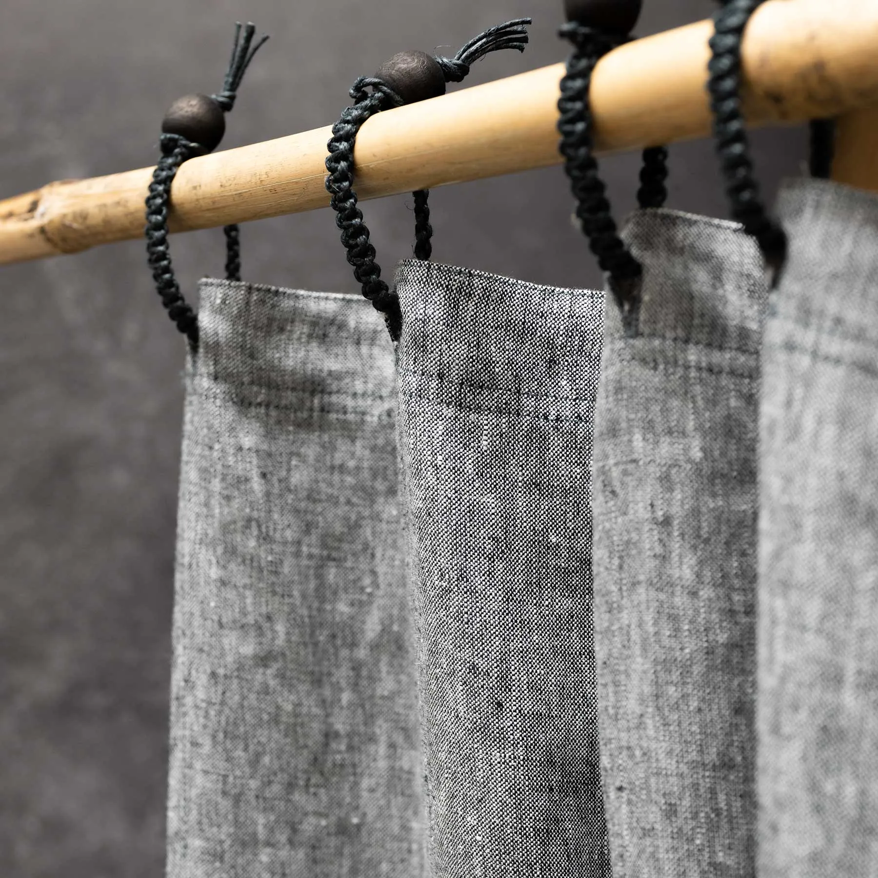 48x72 Hemp Shower Curtain 100% Organic (PVC-Free, Plastic-Free, Vinyl-Free) (Stall Size) (100% Biodegradable) (MONTEBELLO)