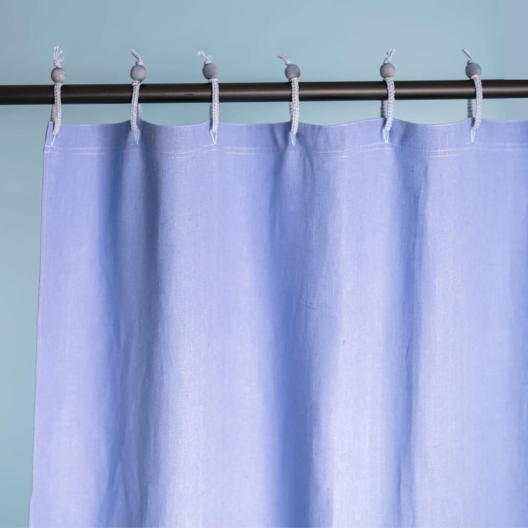 48x72 Hemp Shower Curtain 100% Organic (PVC-Free, Plastic-Free, Vinyl-Free) (Stall Size) (100% Biodegradable) (MONTEBELLO)