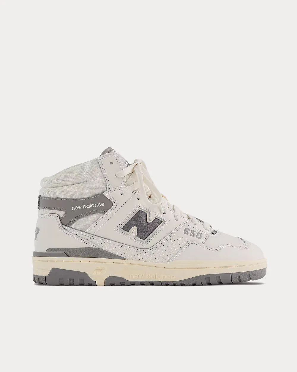 650 Team Away Grey With Sea Salt High Top Sneakers