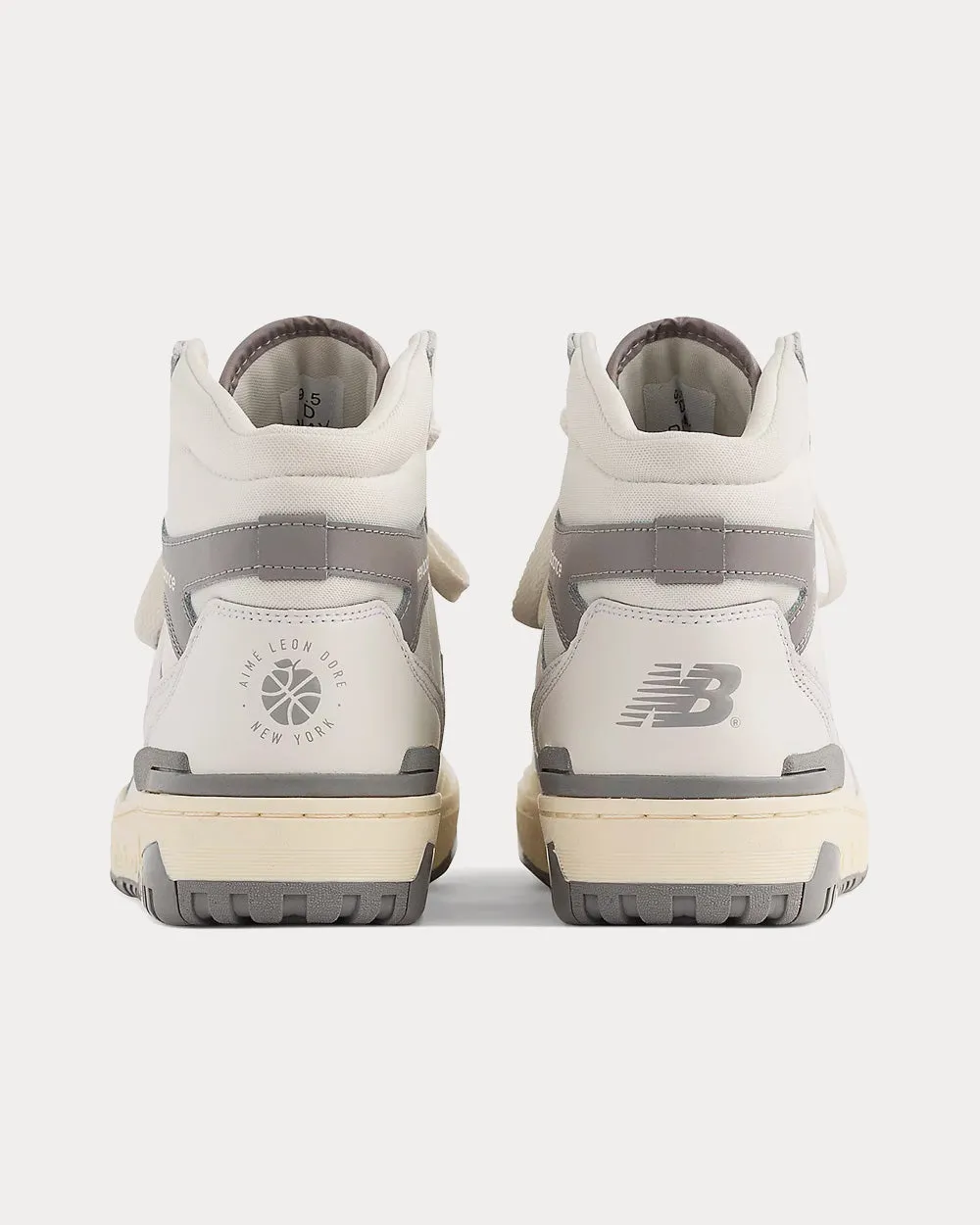 650 Team Away Grey With Sea Salt High Top Sneakers