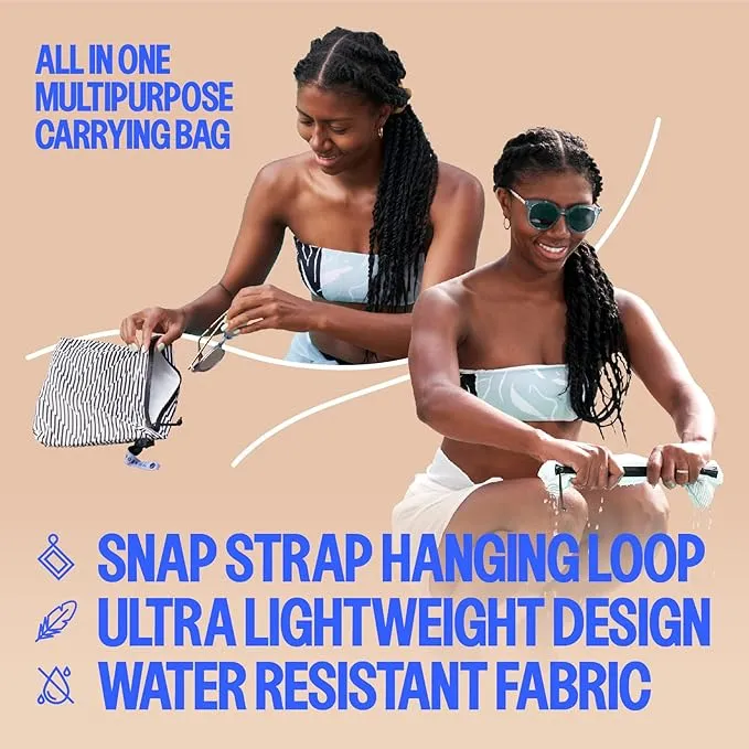 Acteon Wet Dry Bag, Large Travel Water-Resistant Swimsuit & Clothes Organizer, Foldable Pocket Sized Pool, Beach & Gym Bags, Fit for Bikini, Swim Workout Shoes & Towels, Toiletries, Dirty Laundry