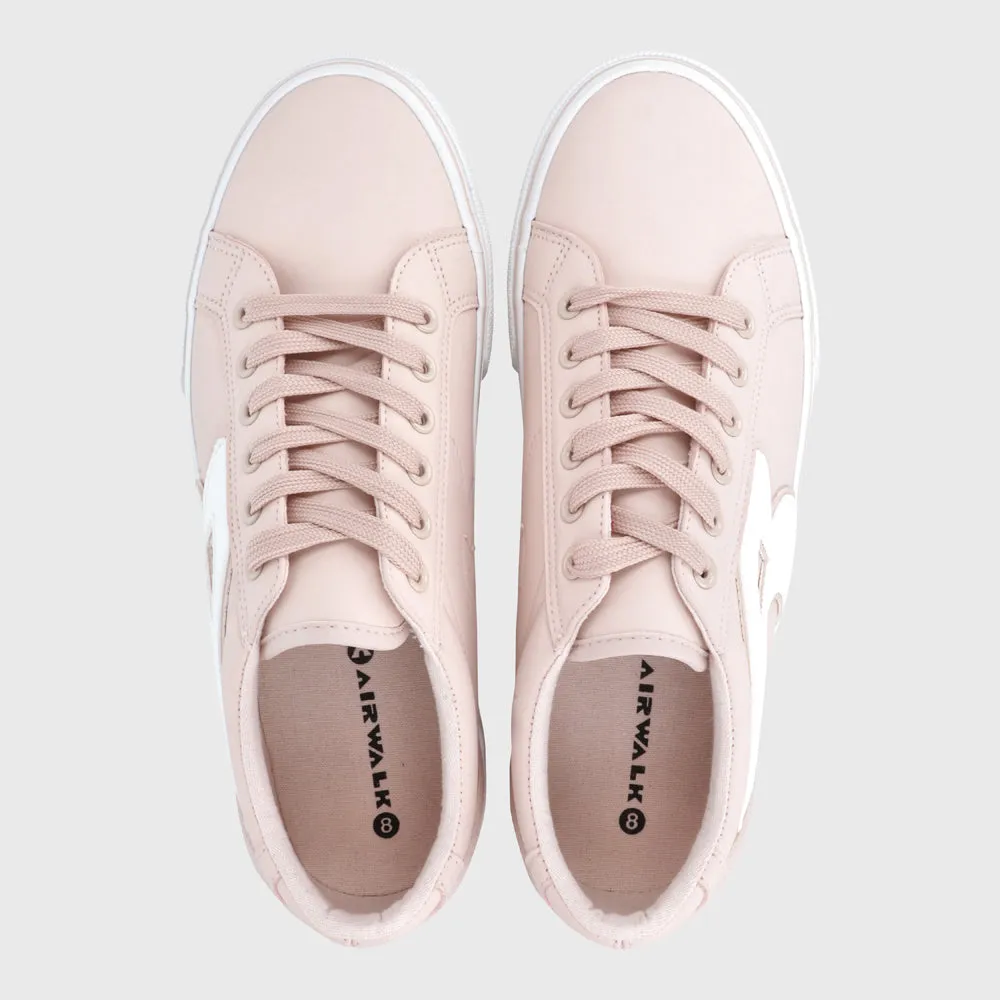 Airwalk Womens Aurora Canvas Sneaker Pink/White _ 182915 _ Pink