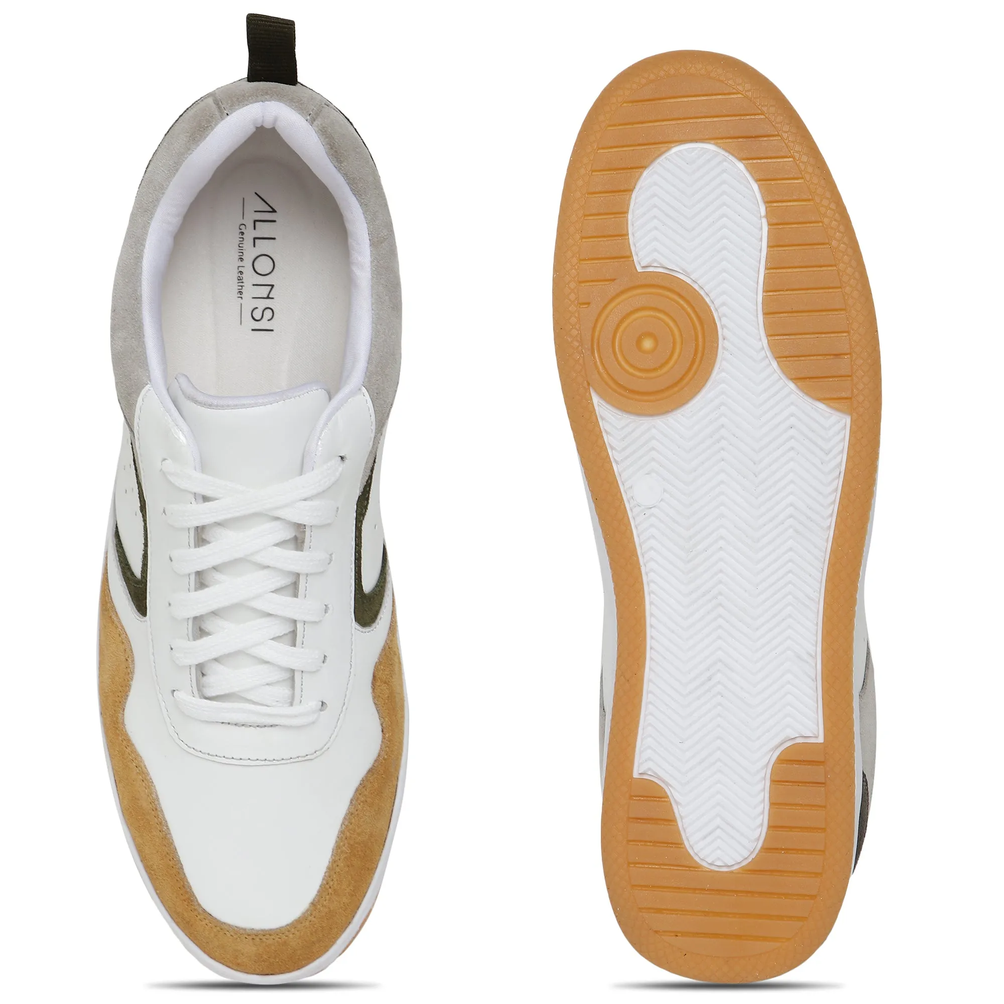 Albane Leather Sports Sneakers