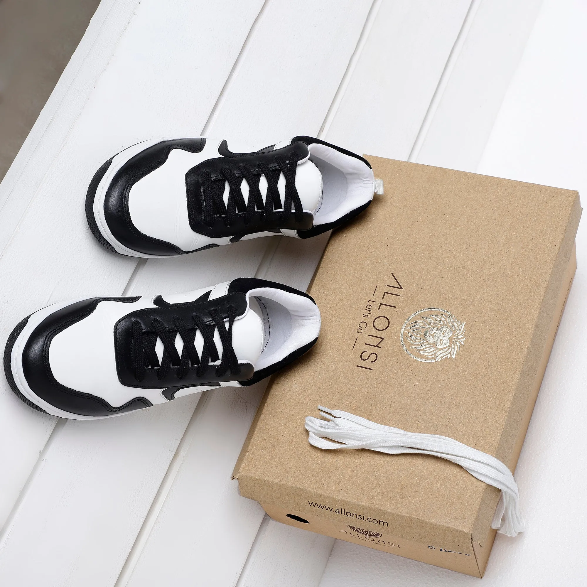 Albane Leather Sports Sneakers