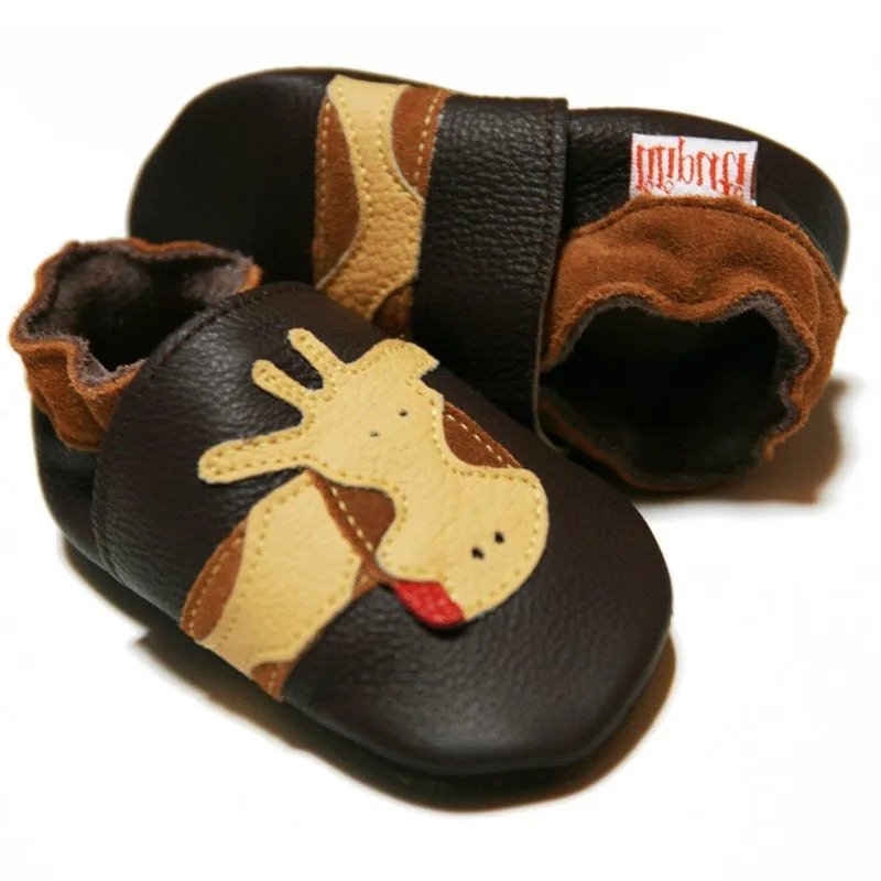 Animals Leather Sole Barfotatofflor (Click for more animals)