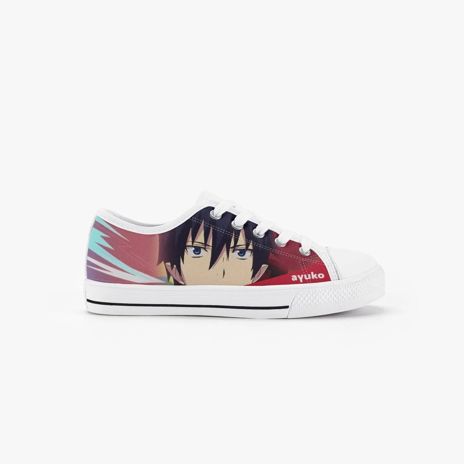 AO No Exorcist Rin Okumura Kids A-Star Low Shoes