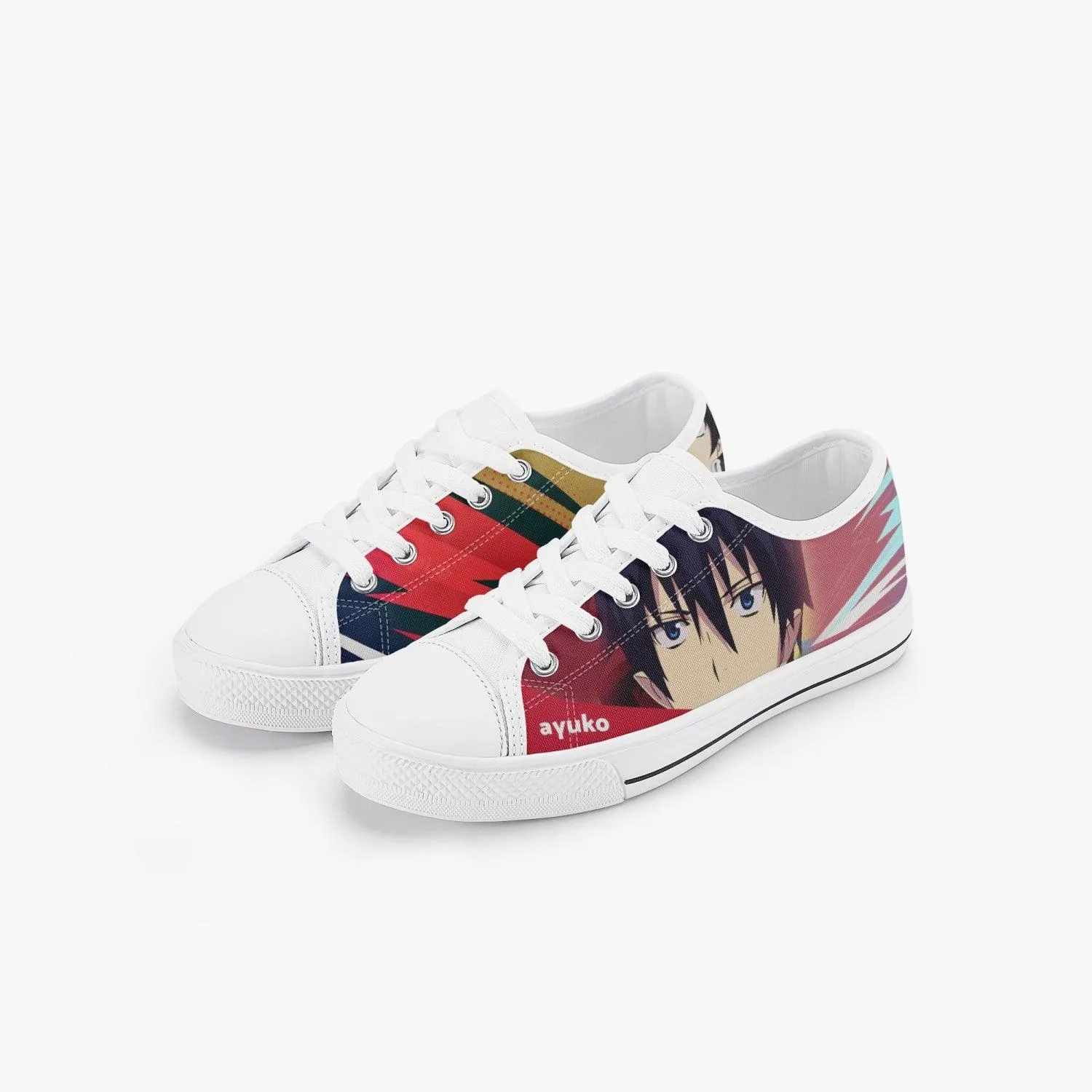 AO No Exorcist Rin Okumura Kids A-Star Low Shoes
