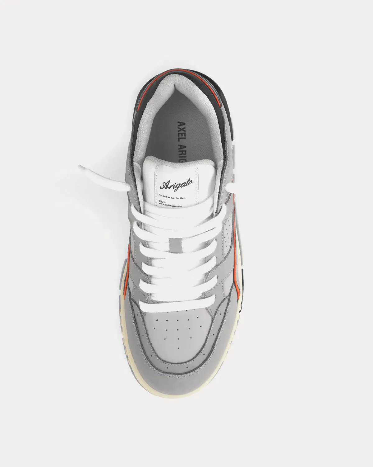 Area Lo Grey / Orange Low Top Sneakers