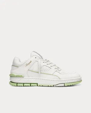 Area Lo Stitch Off White / Light Green Low Top Sneakers
