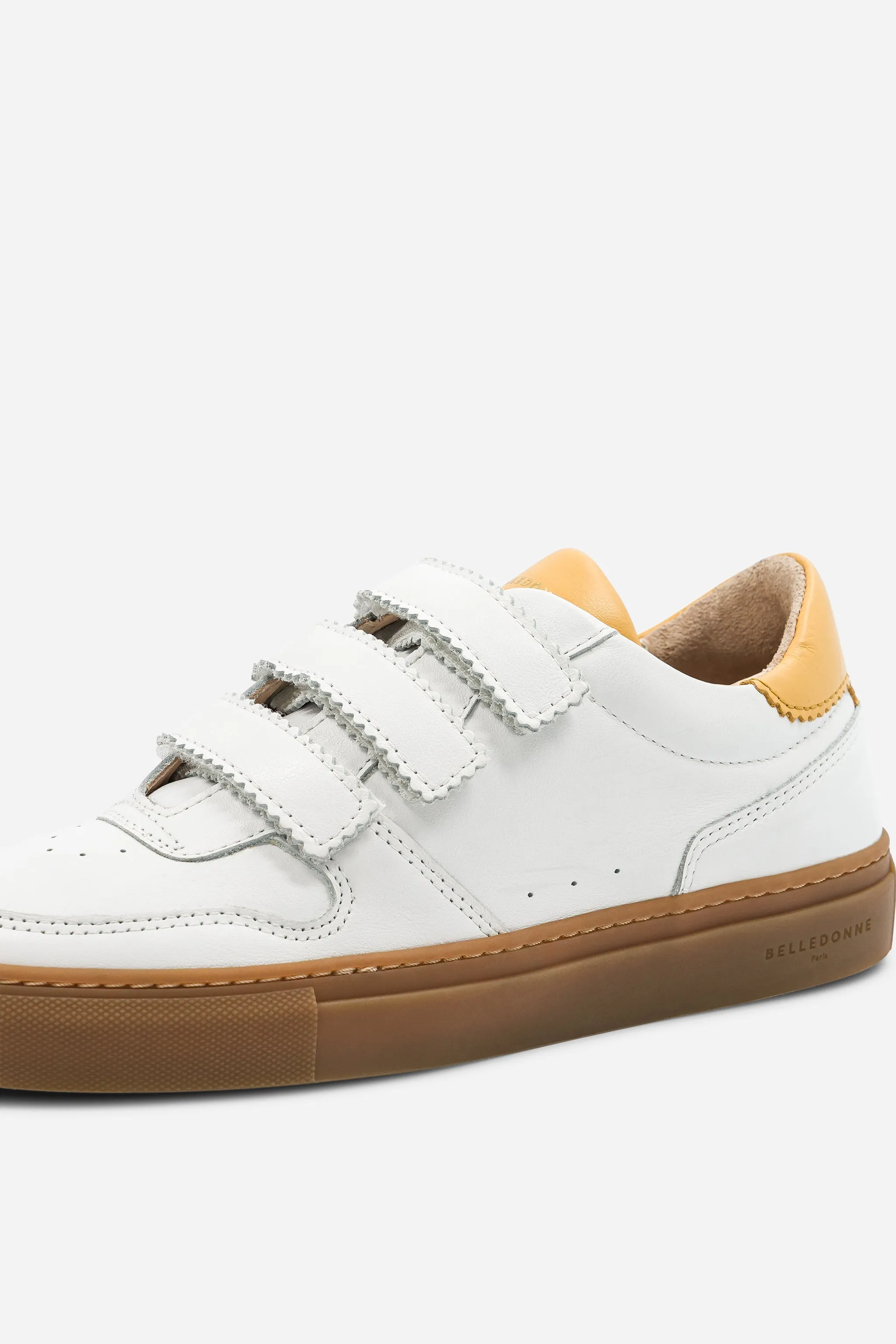 B0 Velcro - White / Yellow