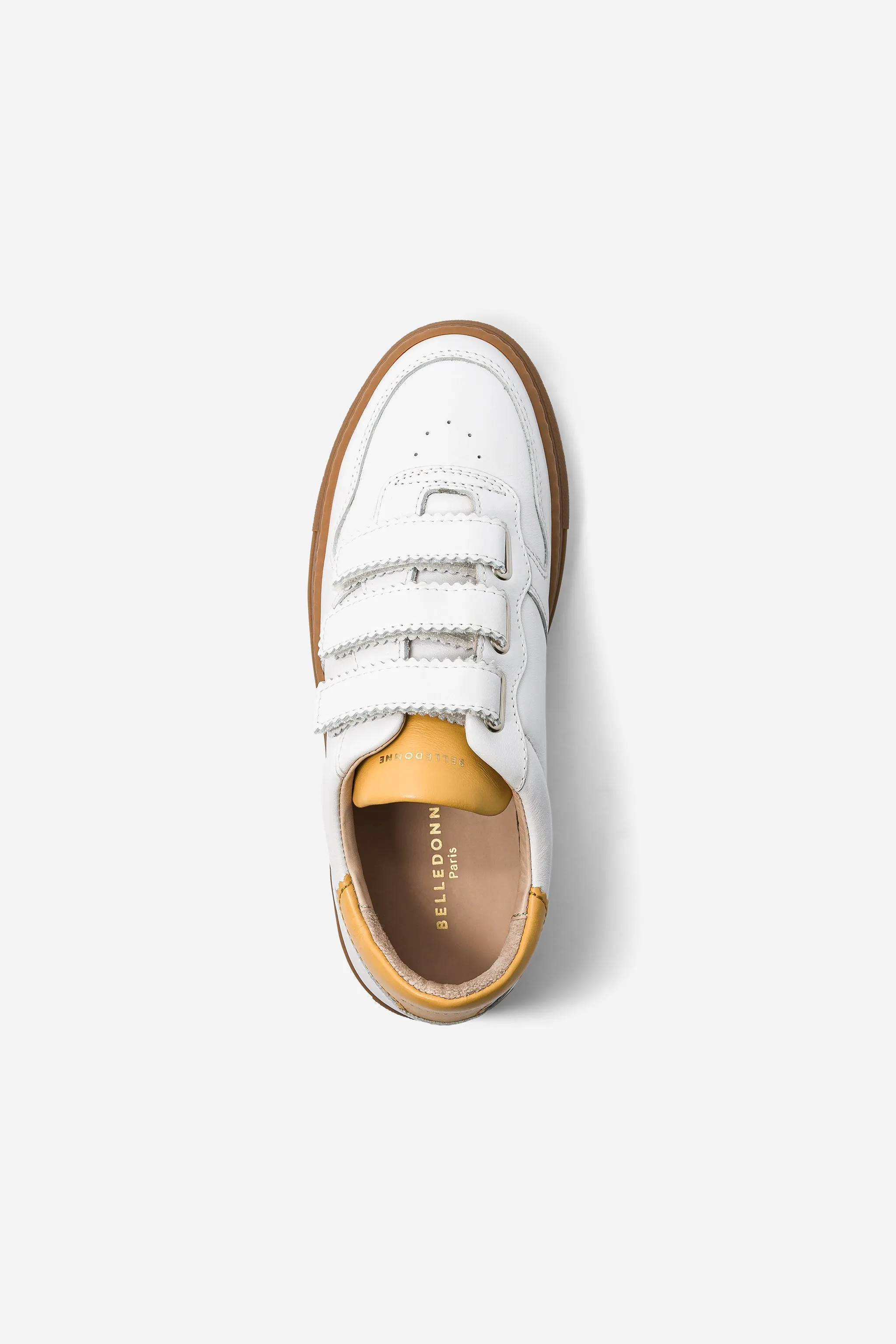 B0 Velcro - White / Yellow