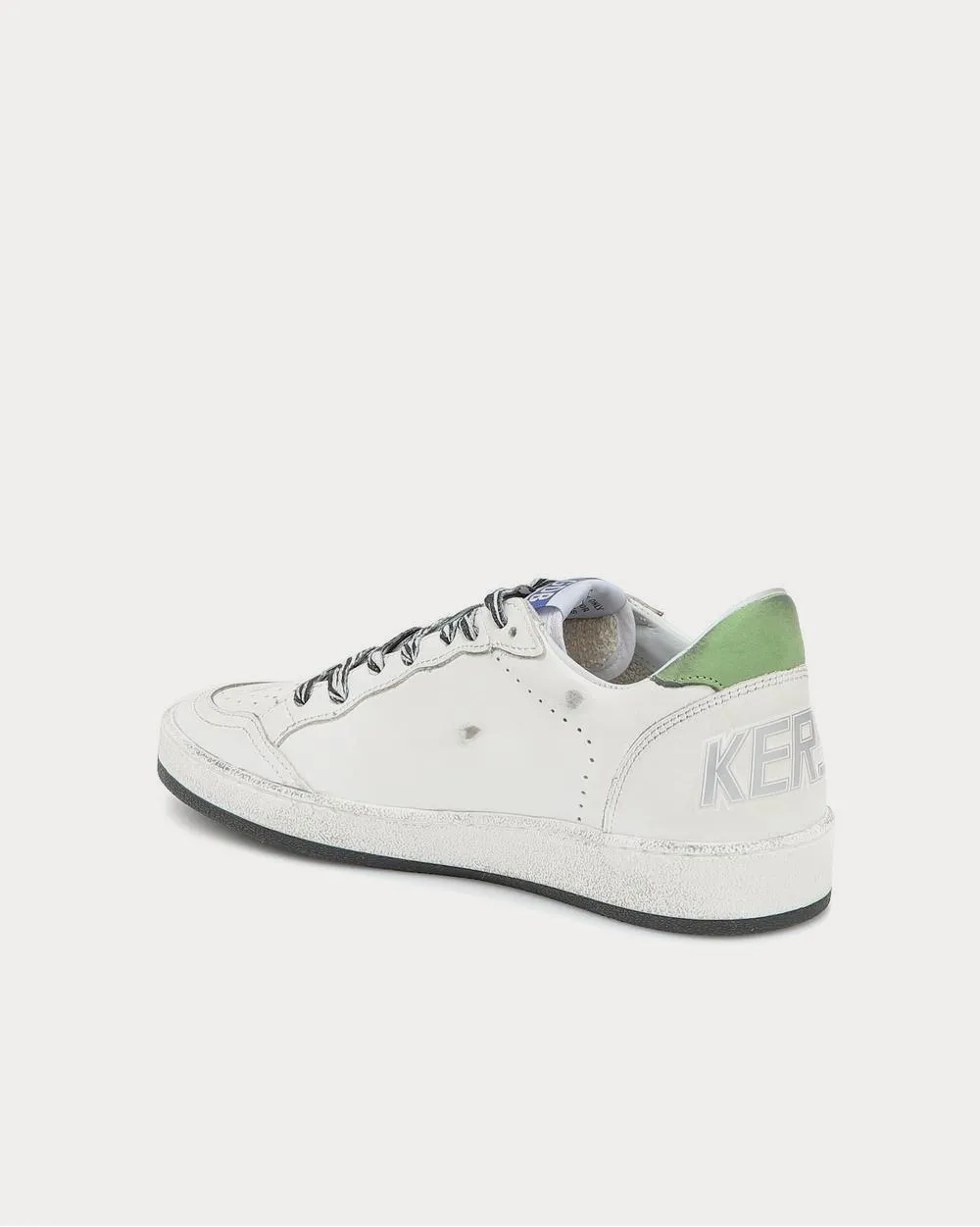 Ball Star glitter leather White Low Top Sneakers