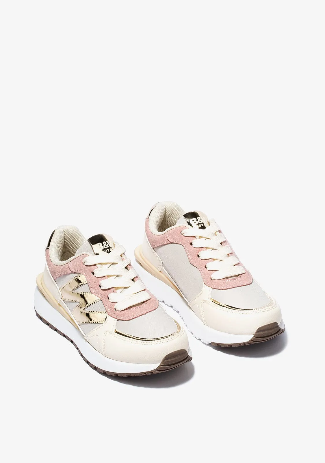 B&W Beige Sneakers