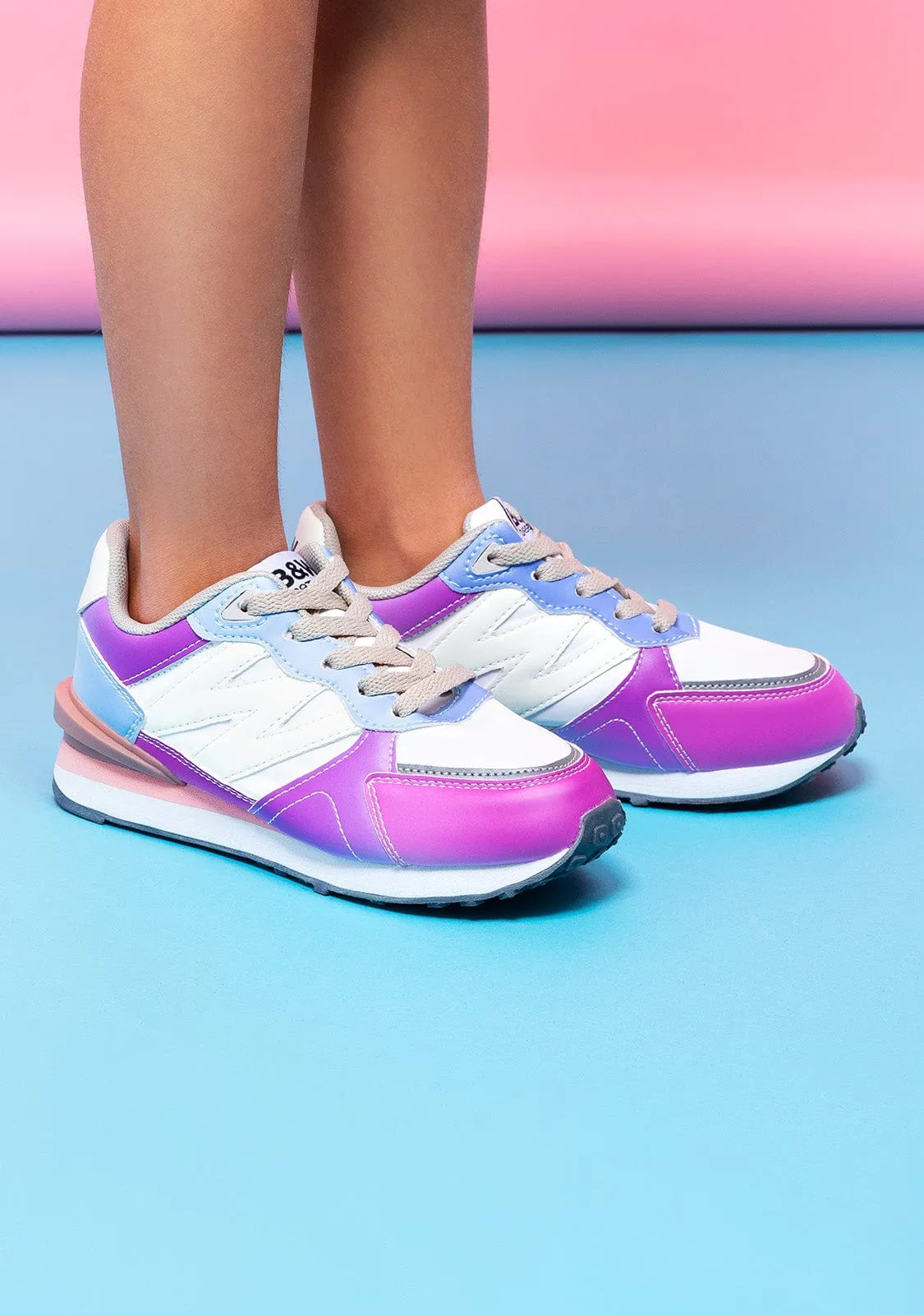 B&W Colorful Solar Sneakers