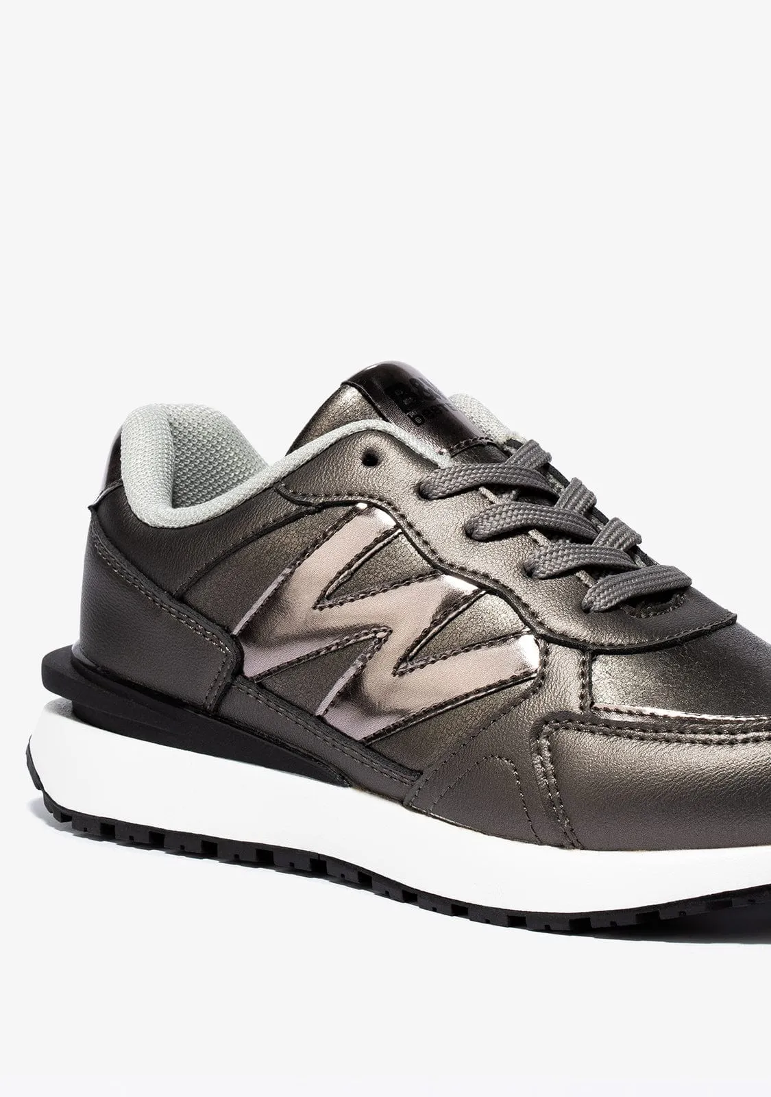 B&W Pewter Sneakers