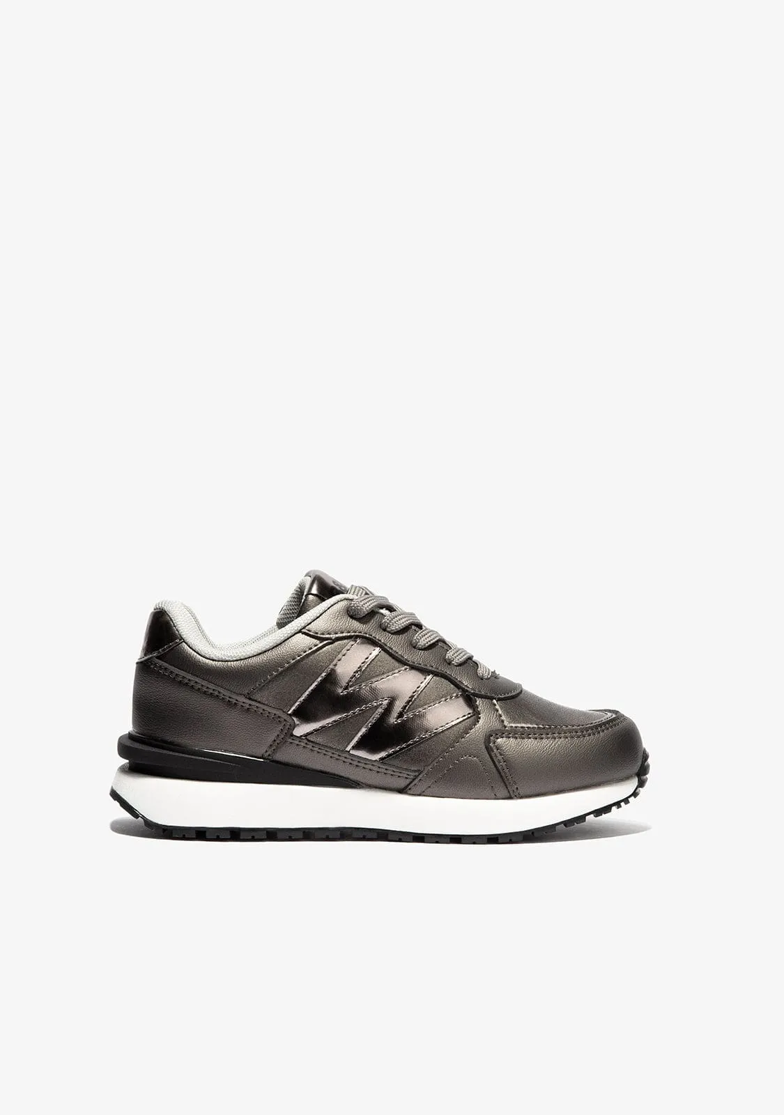 B&W Pewter Sneakers