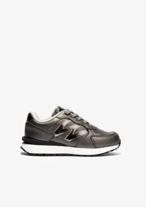 B&W Pewter Sneakers