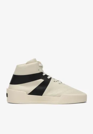 Basketball Leather High-Top Sneakers