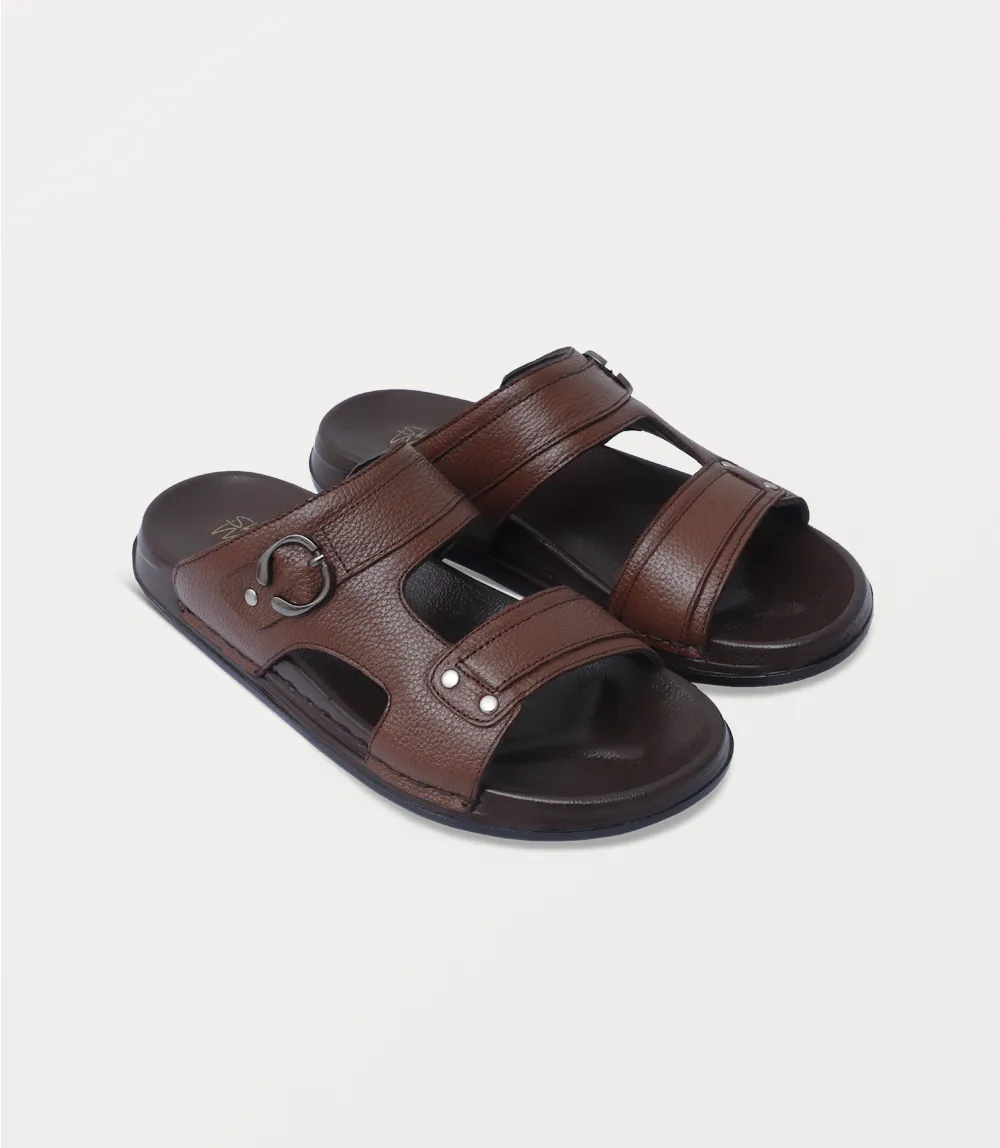 BM6864-TAN-Men Slipper