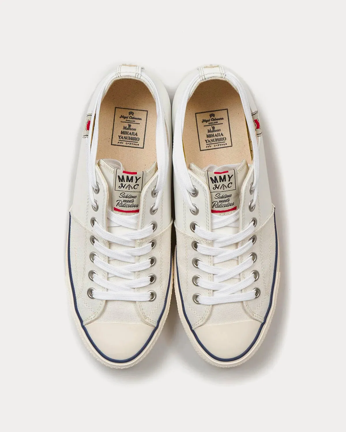 Bowling Shoe Leather White Low Top Sneakers