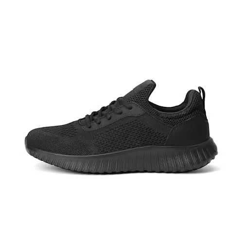 Bruno Marc Men's Non Slip Shoes, Lightweight Mens Work Shoes & Restaurant or Food Service Sneakers SBWO2302M, Black, Size 12