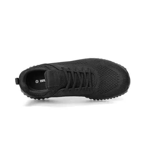 Bruno Marc Men's Non Slip Shoes, Lightweight Mens Work Shoes & Restaurant or Food Service Sneakers SBWO2302M, Black, Size 12
