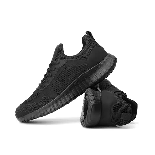 Bruno Marc Men's Non Slip Shoes, Lightweight Mens Work Shoes & Restaurant or Food Service Sneakers SBWO2302M, Black, Size 12