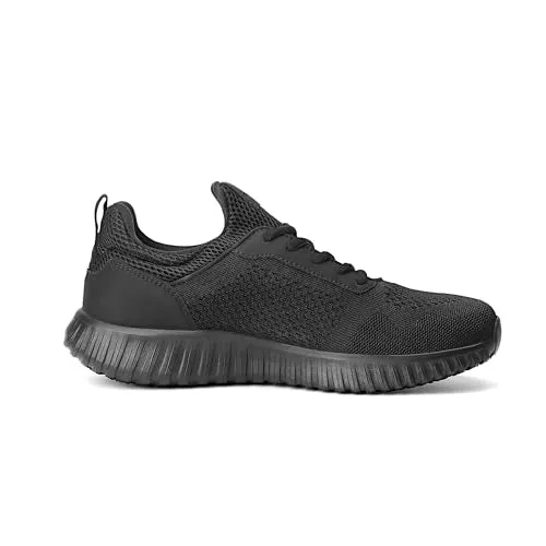 Bruno Marc Men's Non Slip Shoes, Lightweight Mens Work Shoes & Restaurant or Food Service Sneakers SBWO2302M, Black, Size 12