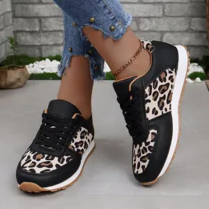 Calley PU Leather Athletic Shoes