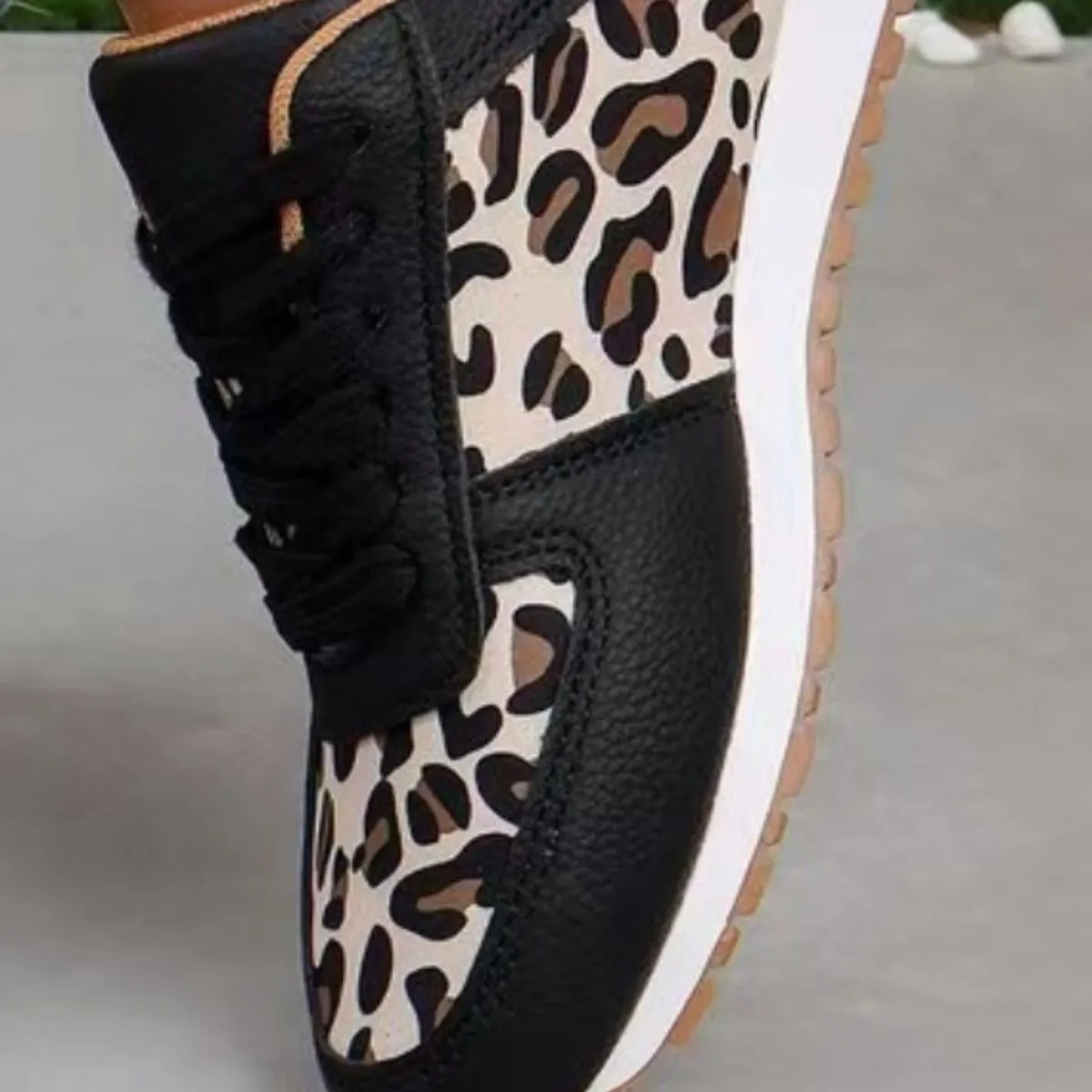 Calley PU Leather Athletic Shoes