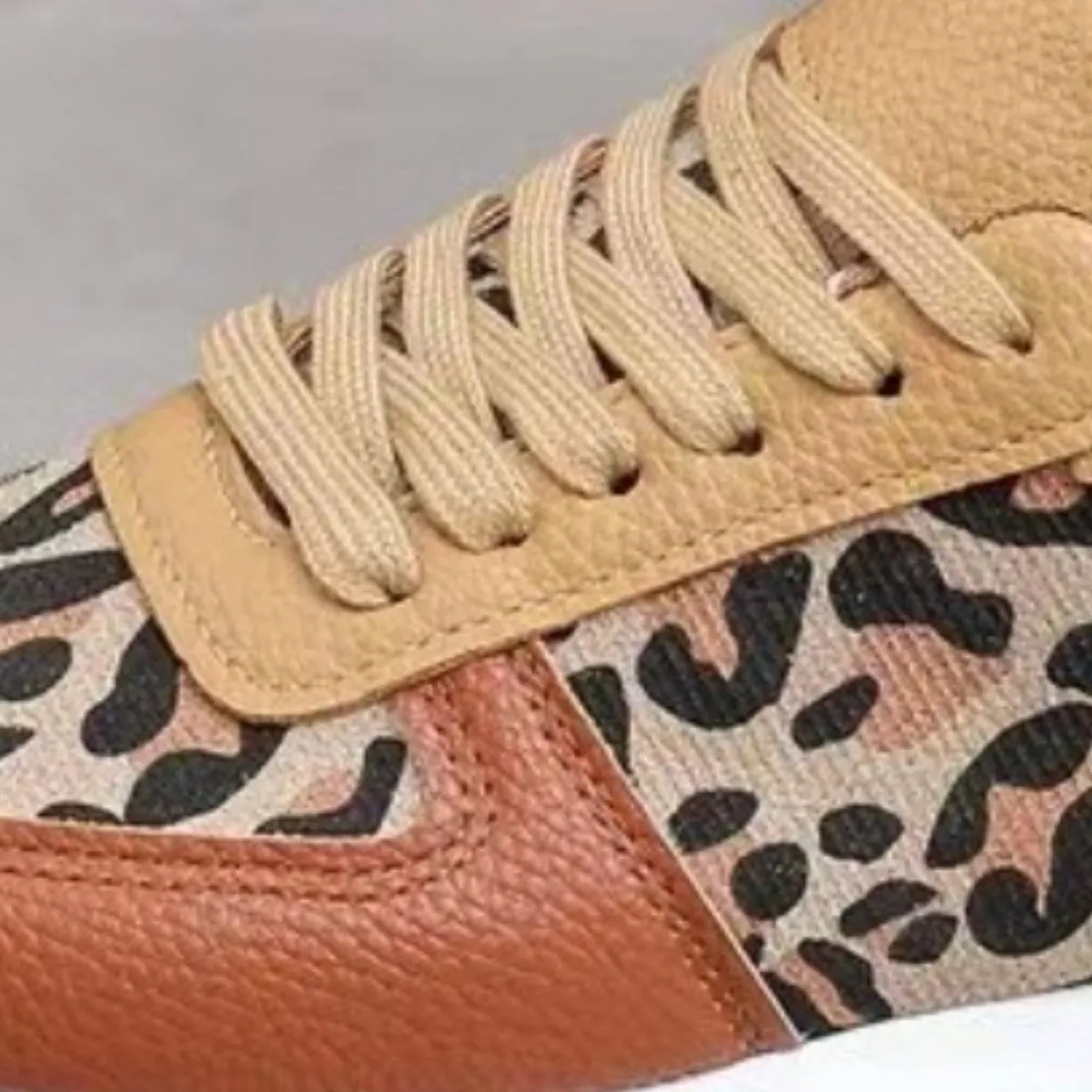 Calley PU Leather Athletic Shoes