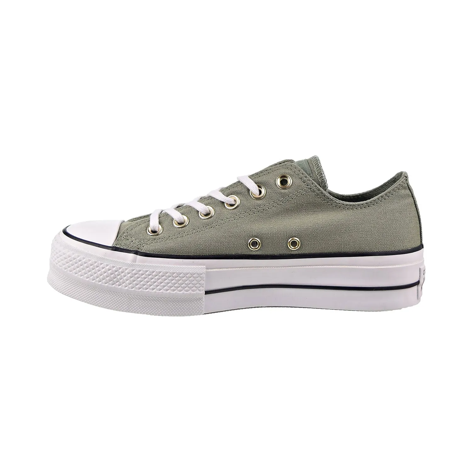 Converse Chuck Taylor All Star Lift Ox Women's Shoes Jade Stone-White-Black