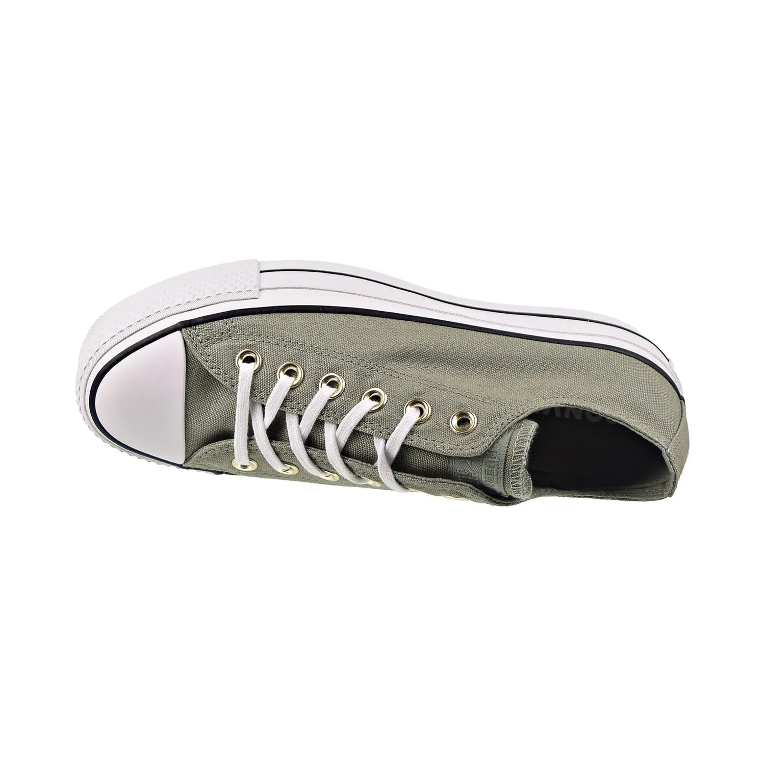 Converse Chuck Taylor All Star Lift Ox Women's Shoes Jade Stone-White-Black