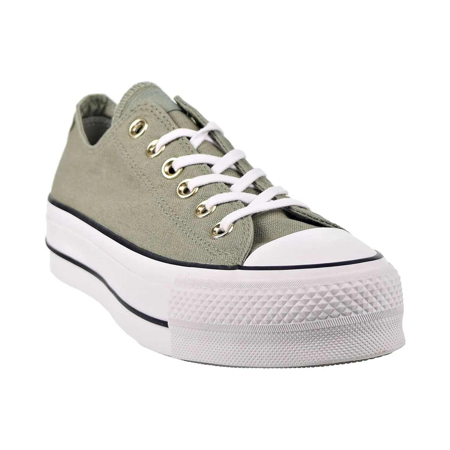 Converse Chuck Taylor All Star Lift Ox Women's Shoes Jade Stone-White-Black
