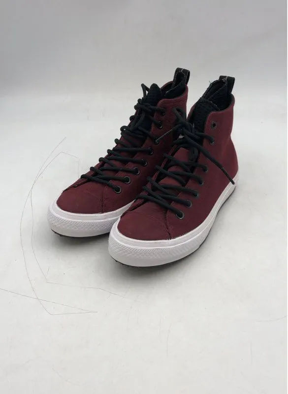 Converse Men's Chuck Taylor All Star Burgundy High-Top Athletic Shoes - Size 7.5