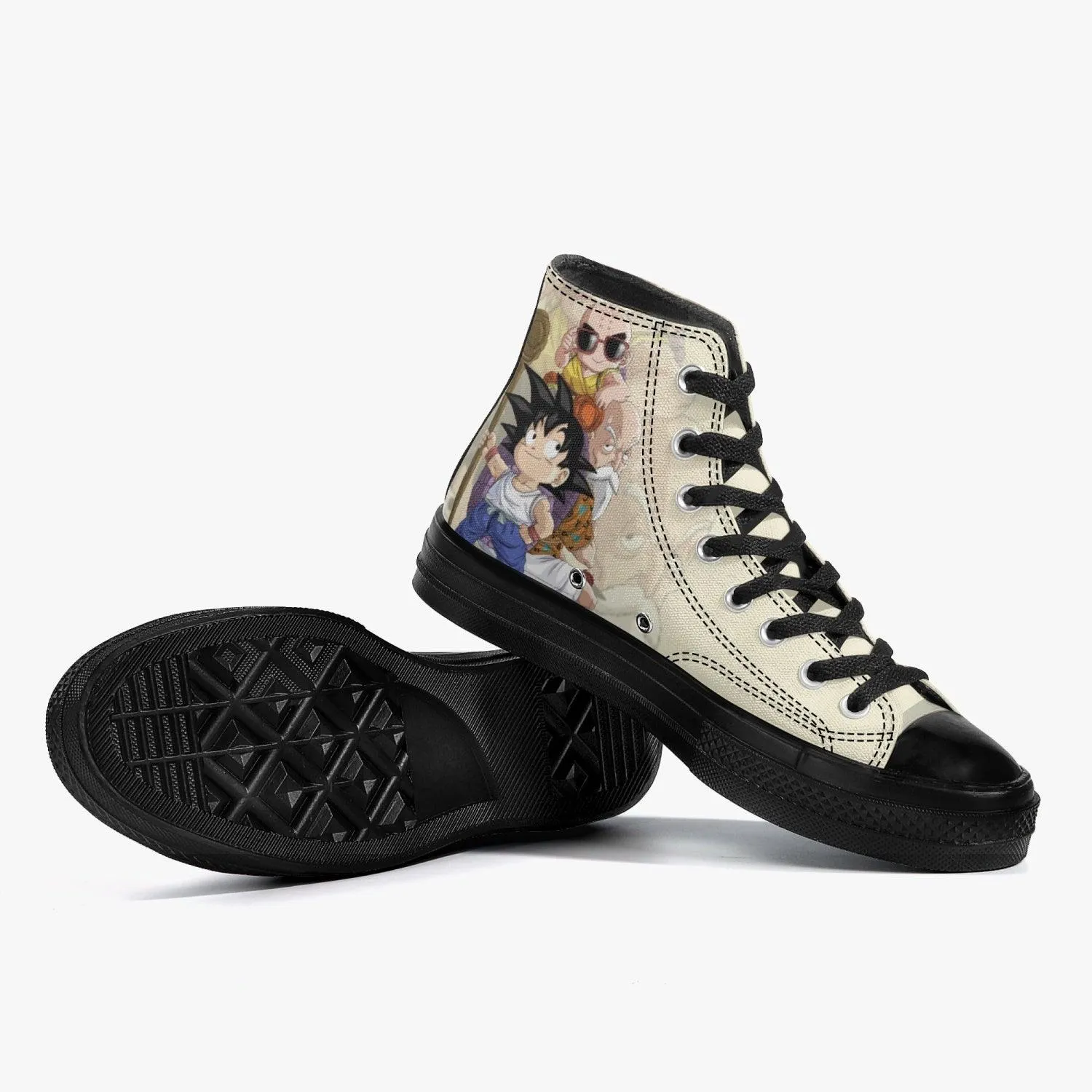 Dragonball Z Goku Krillin and Ded A-Star High Anime Shoes