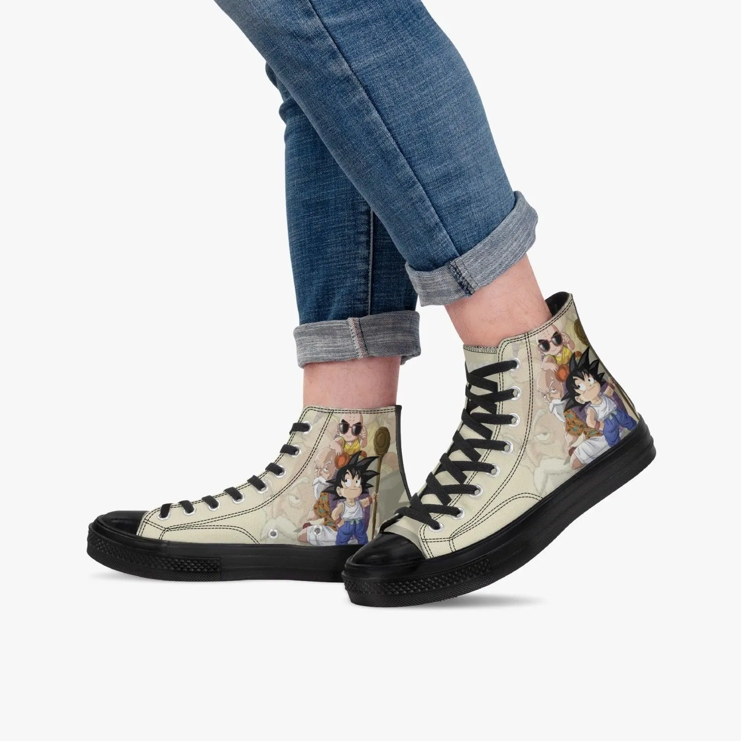 Dragonball Z Goku Krillin and Ded A-Star High Anime Shoes