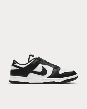 Dunk Low Retro White / White / Black Low Top Sneakers