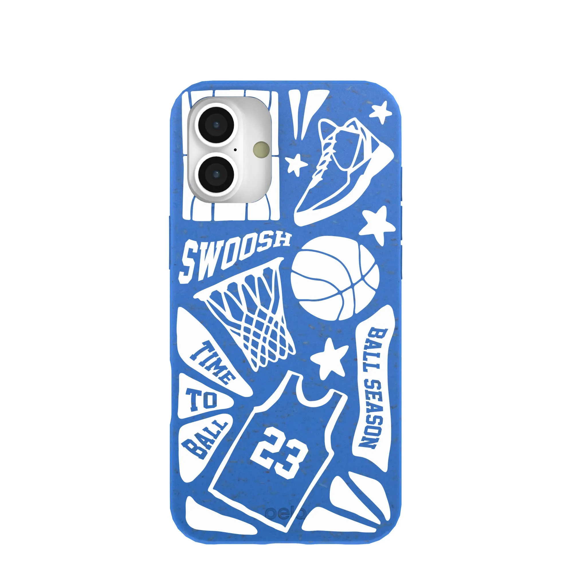 Electric Blue Ball Season iPhone 16 Plus Case
