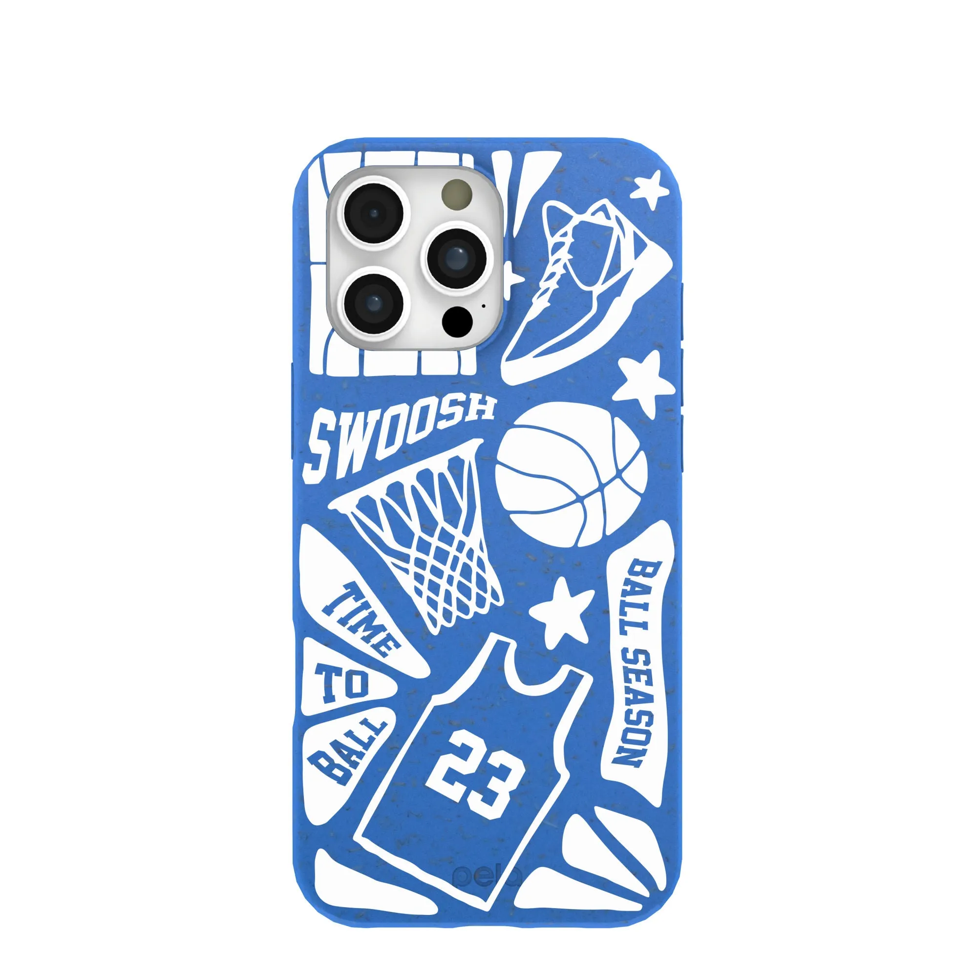 Electric Blue Ball Season iPhone 16 Pro Max Case