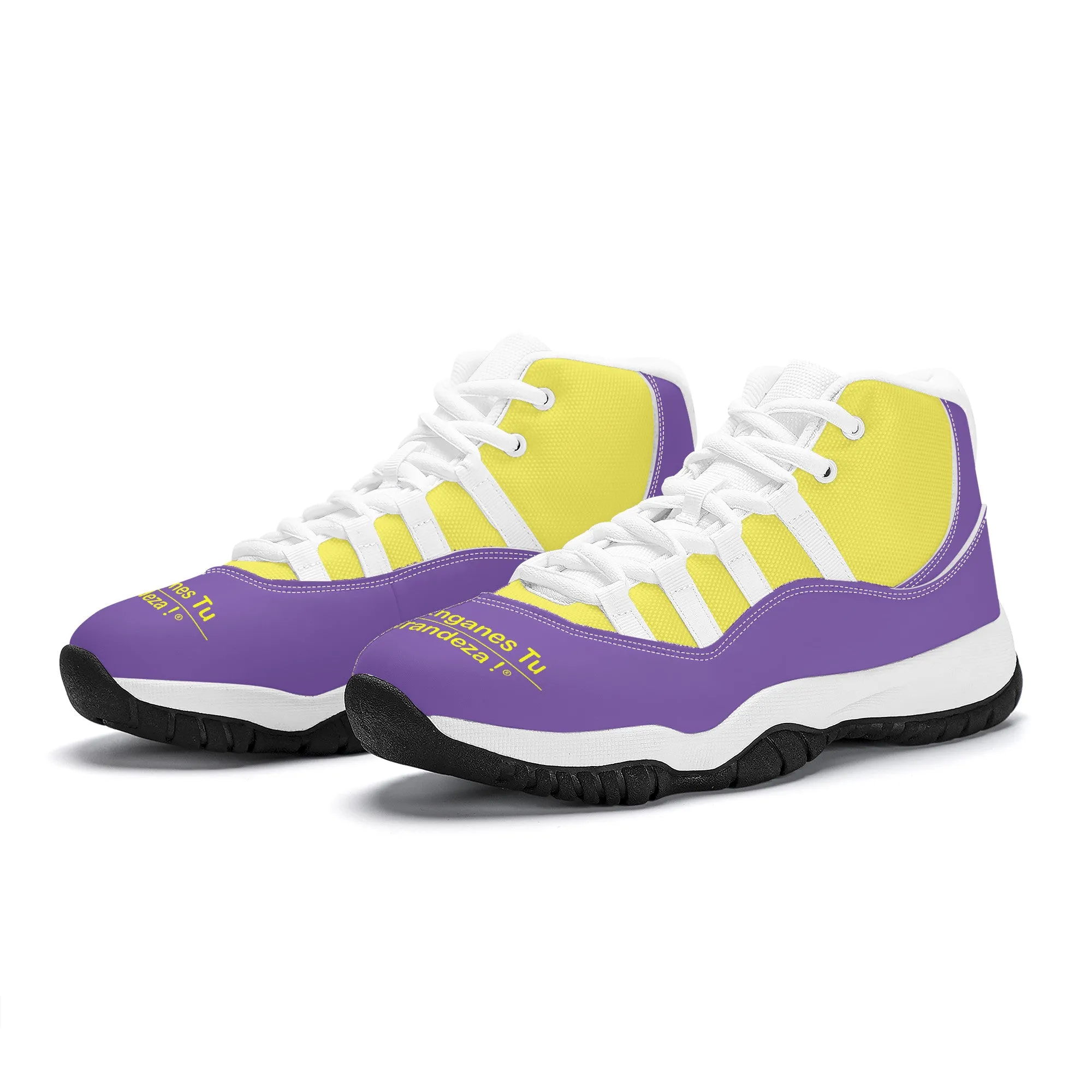 Espanol High Top Air Retro Sneakers - White