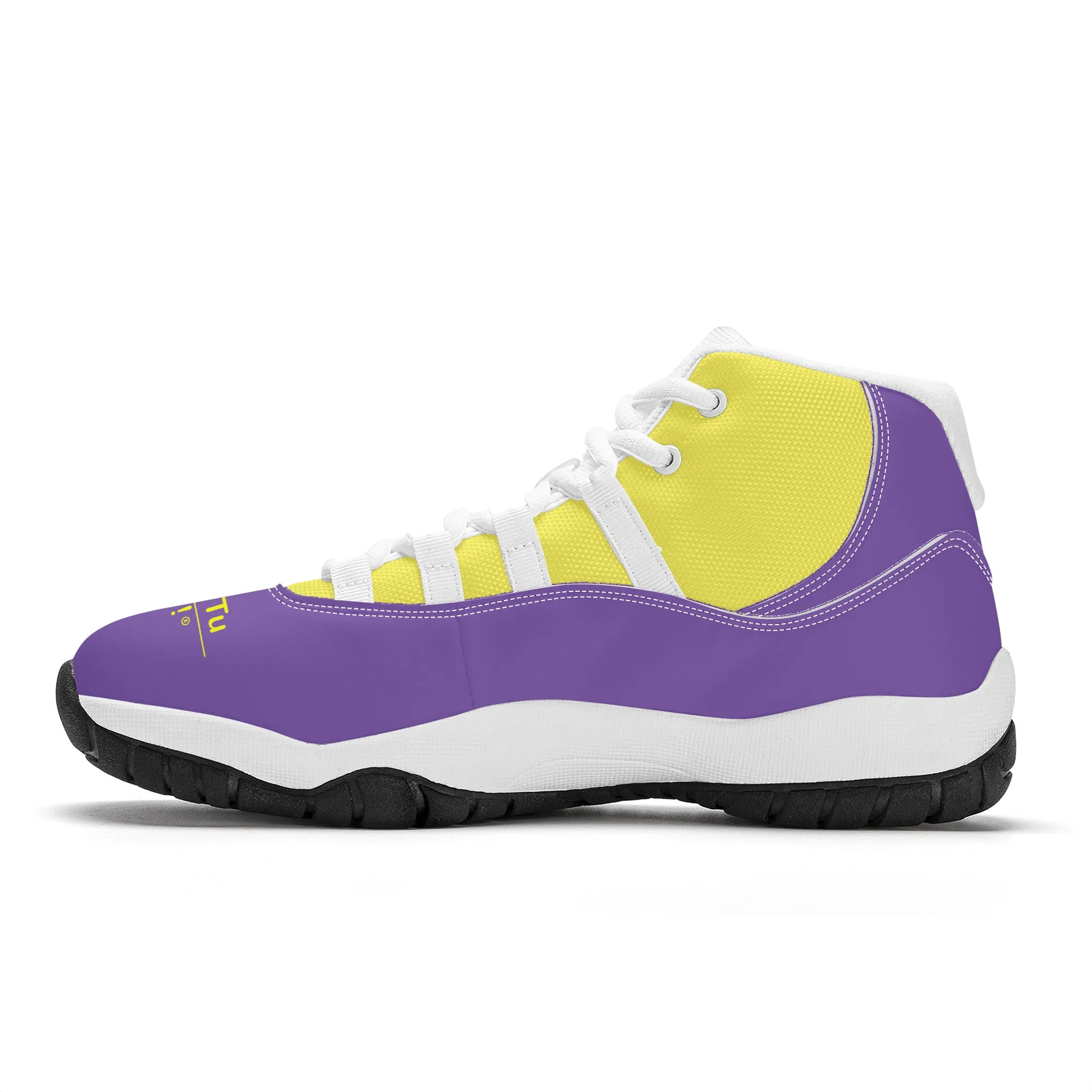 Espanol High Top Air Retro Sneakers - White