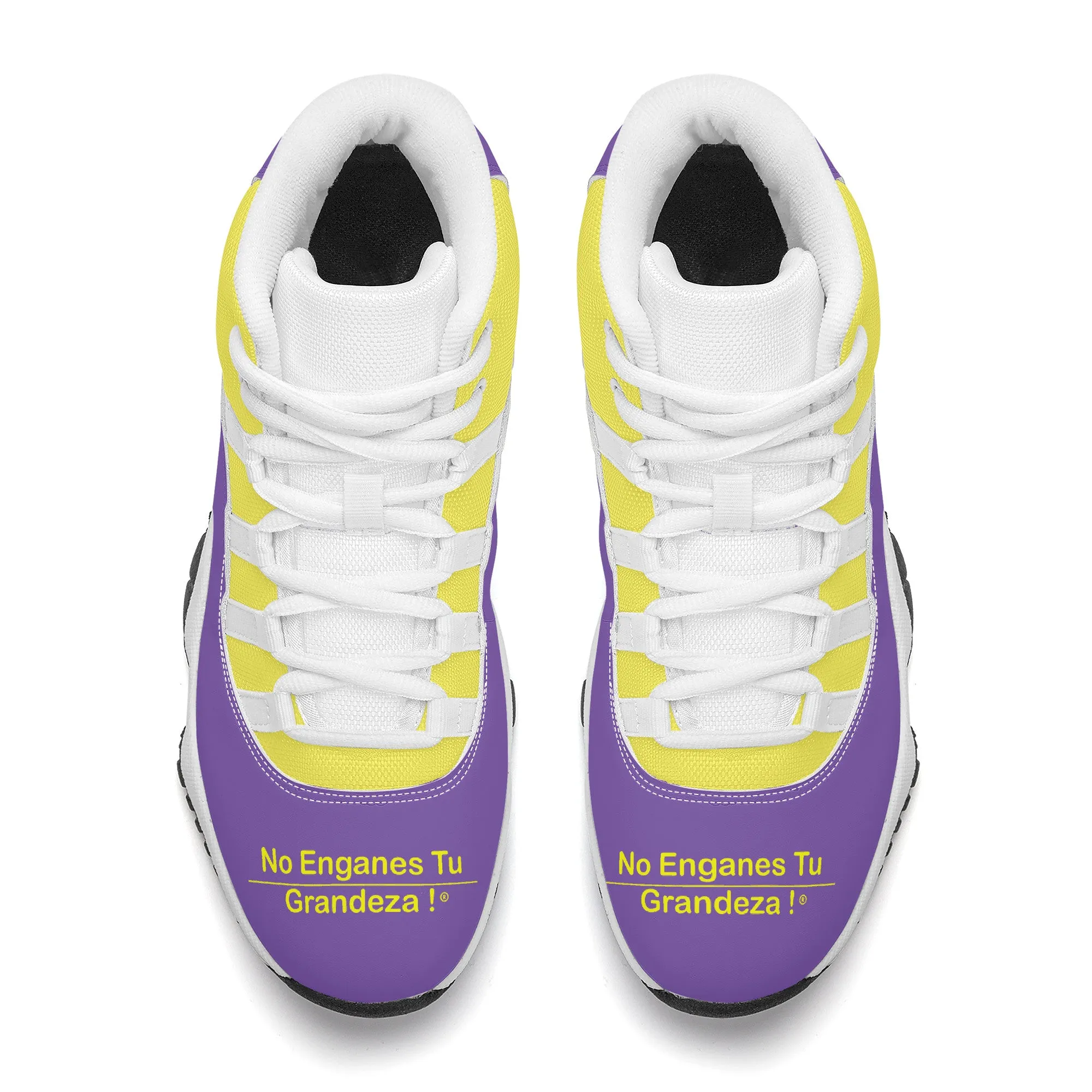 Espanol High Top Air Retro Sneakers - White