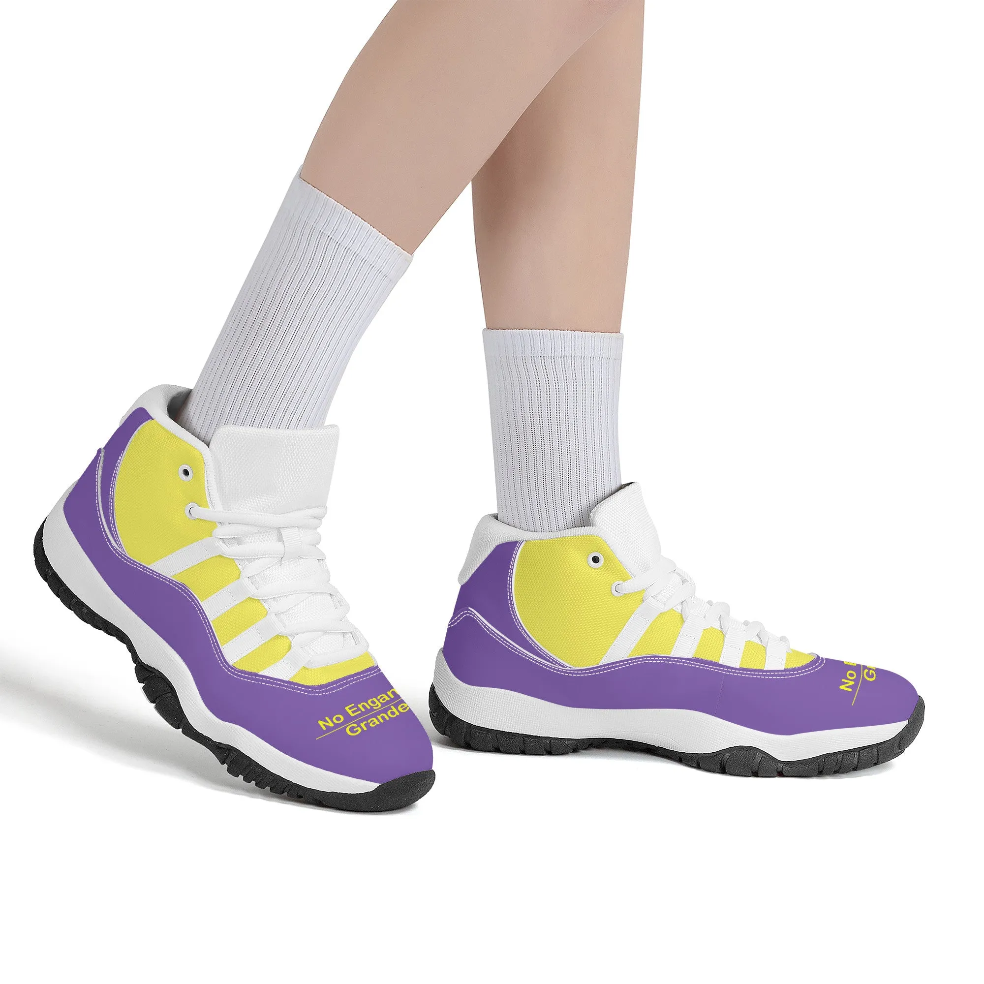 Espanol High Top Air Retro Sneakers - White