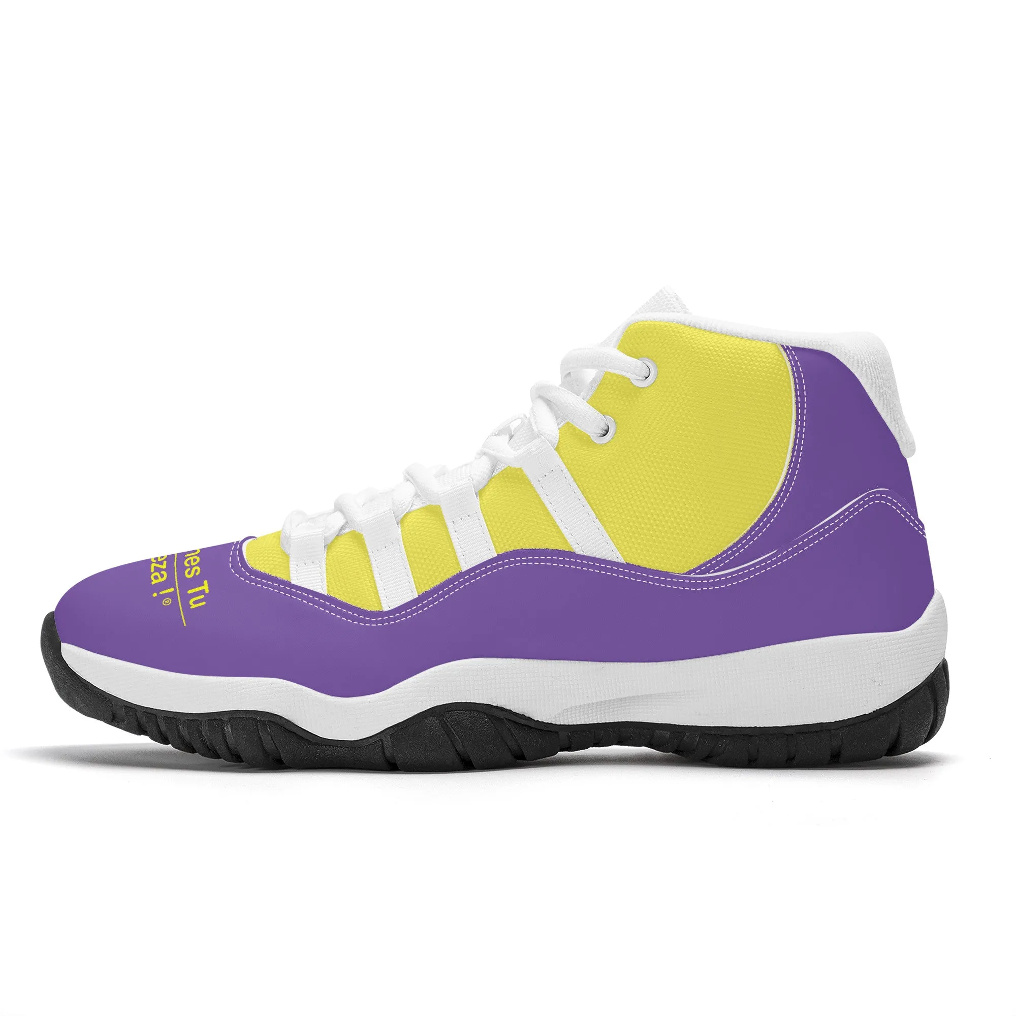 Espanol High Top Air Retro Sneakers - White