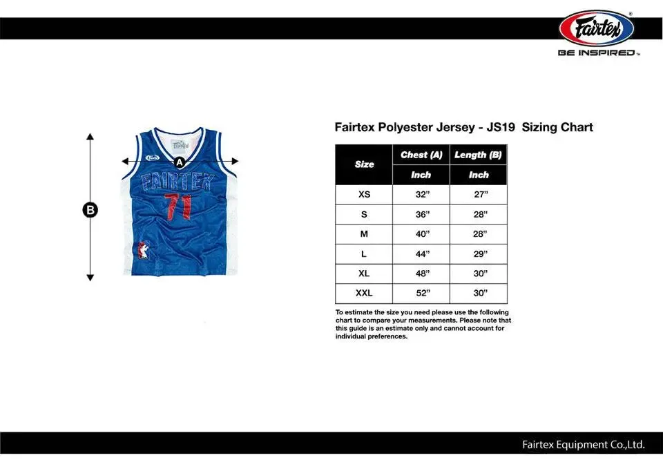 Fairtex Basketball Jersey