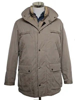 Fay Stadium Coat S/M 3-in-1 Beige Down Poliamid