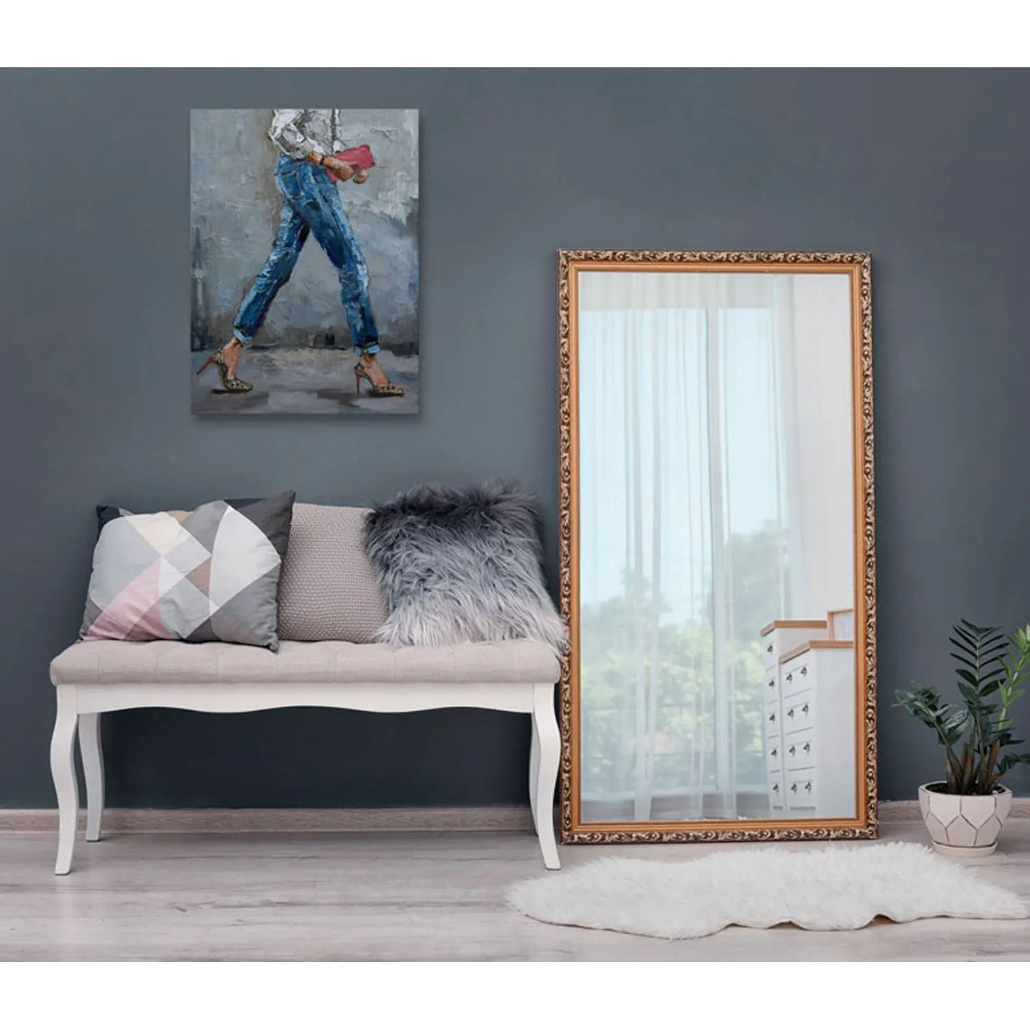 Figurative - Leopard Shoes Canvas Wall Art