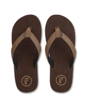 Foamlife Earth Brown Seales Flip Flops